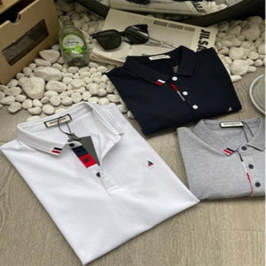 Importé - T-Shirt Polo Homme Décontracté 100% Coton