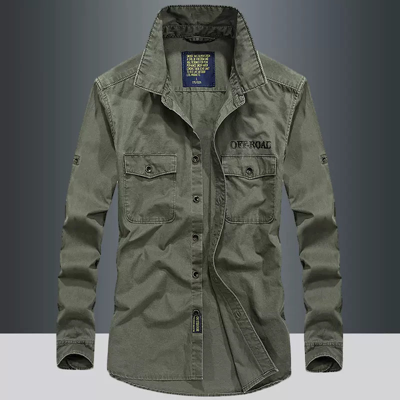 Importé - Chemise Homme Pur Coton Slim Fit Manches Longues