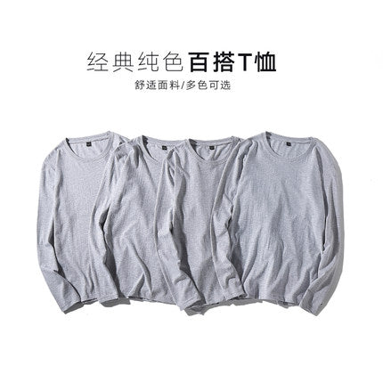 Importé - LOT de 4 Polo Unisex Col Rond Manches Longues en Coton