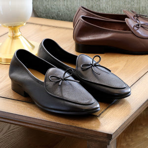 Importé - Chaussure Mocassin Homme Avec Lacets en Cuir