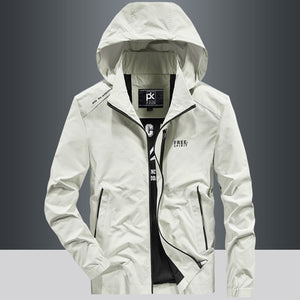 Importé - Nouveauté Pull-over A Capuche Slim Homme  Haut De Gamme Col Montant