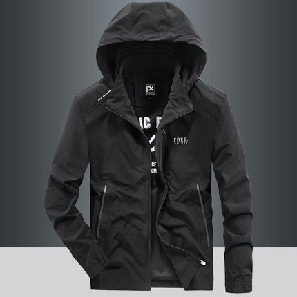 Importé - Nouveauté Pull-over A Capuche Slim Homme  Haut De Gamme Col Montant