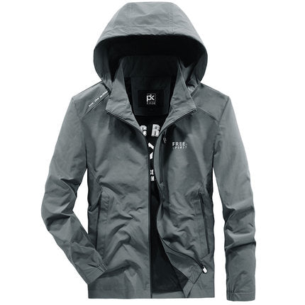 Importé - Nouveauté Pull-over A Capuche Slim Homme  Haut De Gamme Col Montant