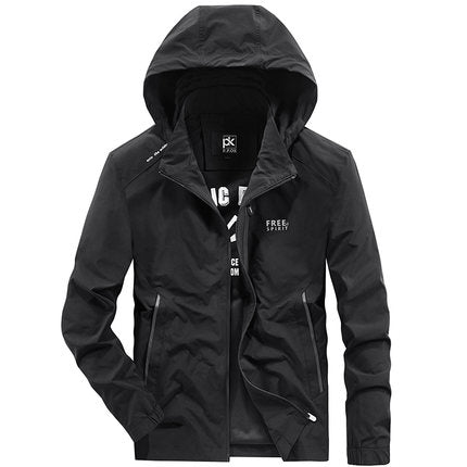 Importé - Nouveauté Pull-over A Capuche Slim Homme  Haut De Gamme Col Montant