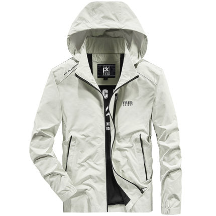 Importé - Nouveauté Pull-over A Capuche Slim Homme Haut De Gamme Col Montant