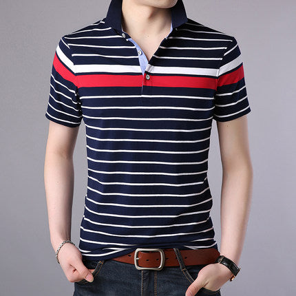 Importé - Homme T-shirt Polo Décontracté à Manches Courtes en Coton