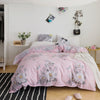 Importé - Ensemble Housse de Couette + 2 Taie d'Oreiller en Pure Coton