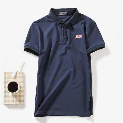 Importé - T-Shirt Polo Coton Chic Pour Homme Décontracté