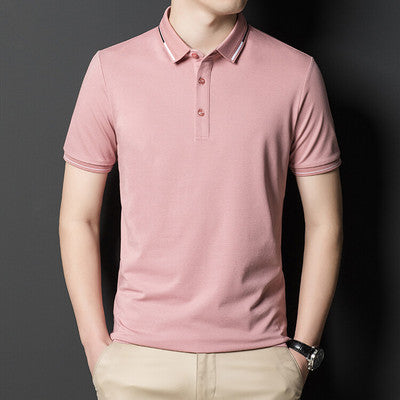 Importé - T-Shirt Polo Homme Slim Manches Courtes Décontracté