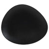 Assiette Plate-33,5cm- Galet- Noir