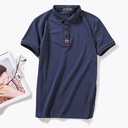 Importé - T-Shirt Polo Coton Chic Pour Homme Décontracté