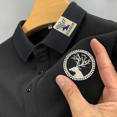 Importé - Polo T-Shirt Brodé Homme Manches Longues