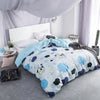 Importé - Ensemble Housse de Couette + 2 Taie d'Oreiller en Pure Coton