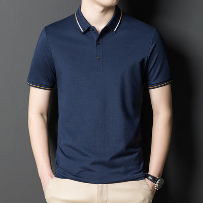 Importé - T-Shirt Polo Homme Slim Manches Courtes Décontracté