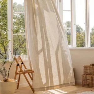 RIDEAU PRET A POSER 140X260CM VOILAGE SOPHORA CHENE