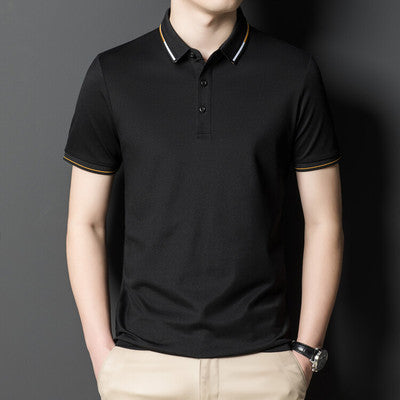 Importé - T-Shirt Polo Homme Slim Manches Courtes Décontracté