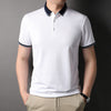 Importé - T-Shirt Polo Homme Slim Manches Courtes Décontracté