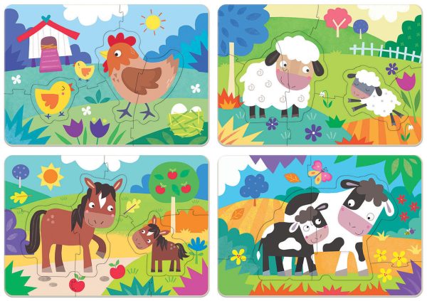 Puzzle La Ferme 4 Puzzles