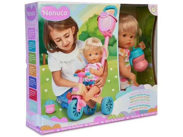 Poupon+ Accessoires Nenuco Avec Son Tricycle+2ans