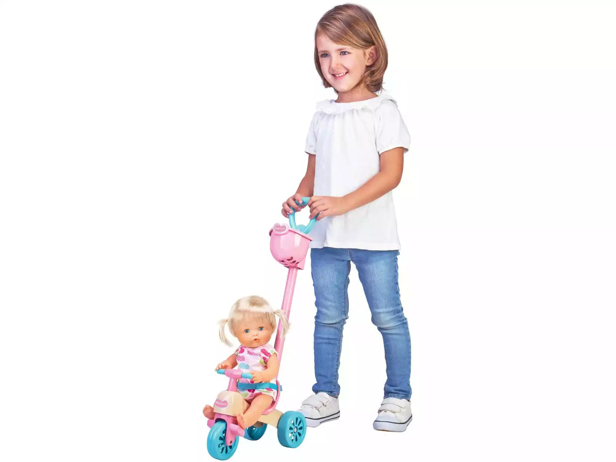 Poupon+ Accessoires Nenuco Avec Son Tricycle+2ans