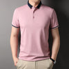 Importé - T-Shirt Polo Homme Slim Manches Courtes Décontracté