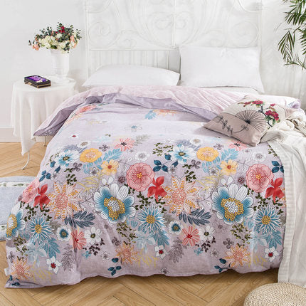 Importé - Ensemble Housse de Couette + 2 Taie d'Oreiller en Pure Coton