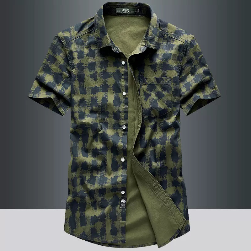 Importé - Chemise Homme Décontracté Manches Courtes