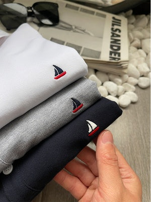 Importé - T-Shirt Polo Homme Décontracté 100% Coton