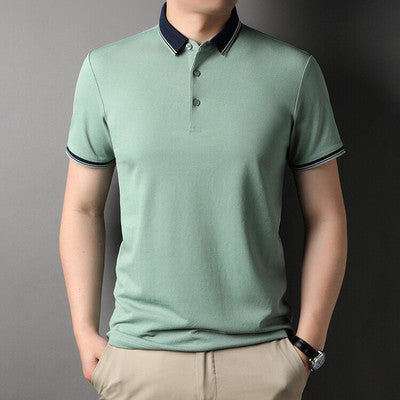 Importé - T-Shirt Polo Homme Slim Manches Courtes Décontracté