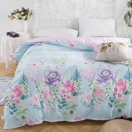 Importé - Ensemble Housse de Couette + 2 Taie d'Oreiller en Pure Coton