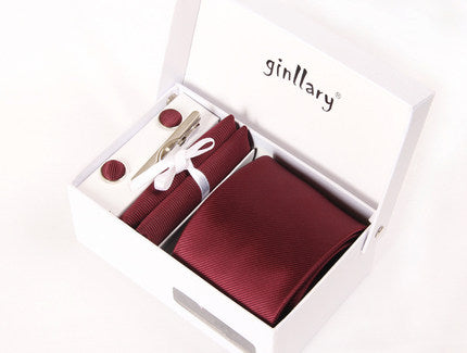 Importé - Cravates Couleur Unie Dans Coffret