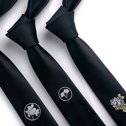 Importé - Cravates Décontractées brodées