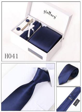 Importé - Cravates Couleur Unie Dans Coffret