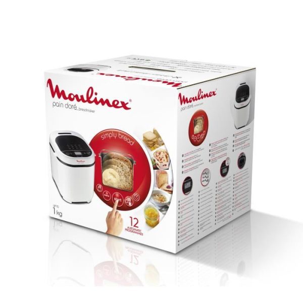 Machine a pain Moulinex pain dore-12 programmes automatique