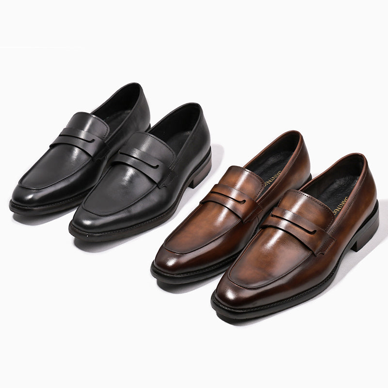 Importé - Chaussure Homme Mocassins Britanniques En Cuir Verni