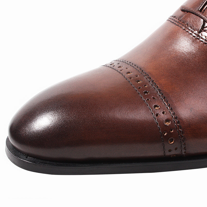 Importé - Chaussure Rétro Brock  Homme En Cuir