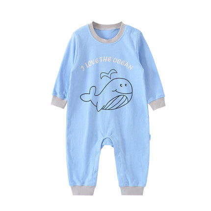 Importé - Vêtements Bébé Grenouillères rouge & bleu 100% Coton