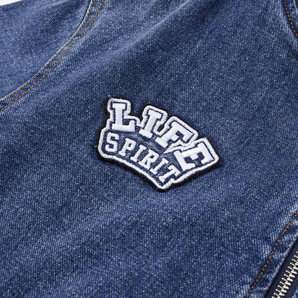 Importé - Jacket Cardigan Homme en Jean avec Doublure À Manches Longues