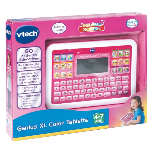 Ordi-Tablette Genius XL-Rose-5/8ans