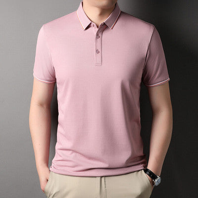 Importé - T-Shirt Polo Homme Slim Manches Courtes Décontracté