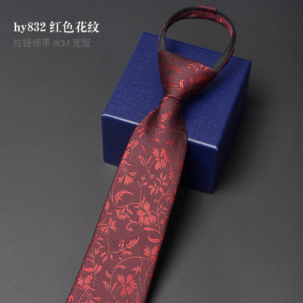 Importé - Cravate à Glissière Idéale pour Tenue de soirée