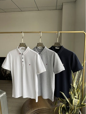 Importé - T-Shirt Polo Homme Décontracté 100% Coton