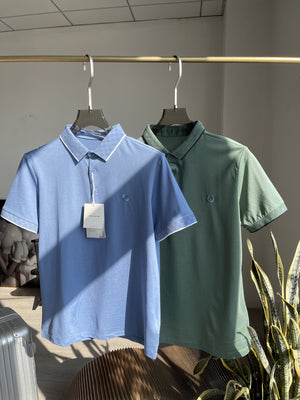 Importé - T-Shirt Polo Coton Homme Décontracté Tendance