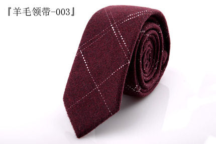 Importé - Cravate en Laine Idéale pour Tenue de Cérémonie