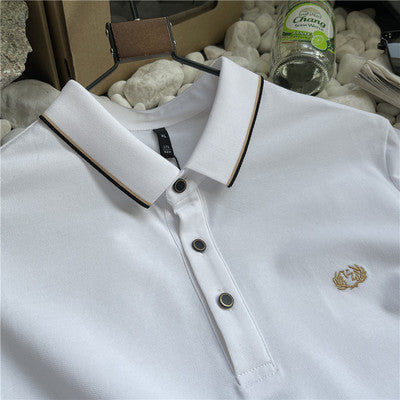 Importé -  T-Shirt Polo Homme  Manches Courtes Décontracté