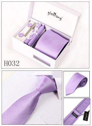 Importé - Cravates Couleur Unie Dans Coffret