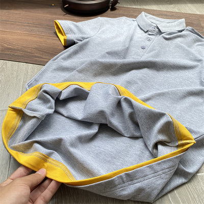 Importé -  T-Shirt Polo Homme Slim Fit Manches Courtes En Coton