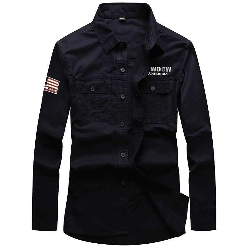 Importé - Chemise Pur Coton Homme Slim Fit Manches Longues