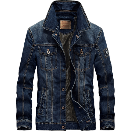 Importé - Jacket Jean Denim Homme Manche Longue Slim Fit