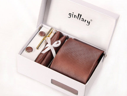 Importé - Cravates Couleur Unie Dans Coffret